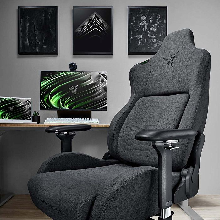Игровое кресло Razer Iskur XL Fabric Dark Gray (RZ38-03950300-R3G1) - фото 4