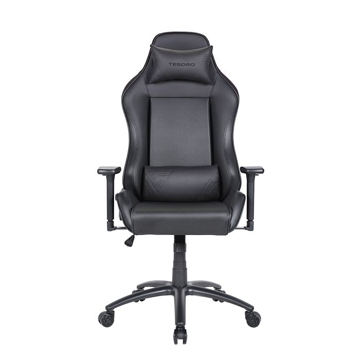 Игровое кресло Tesoro Alphaeon S1 Black Carbon - фото 1