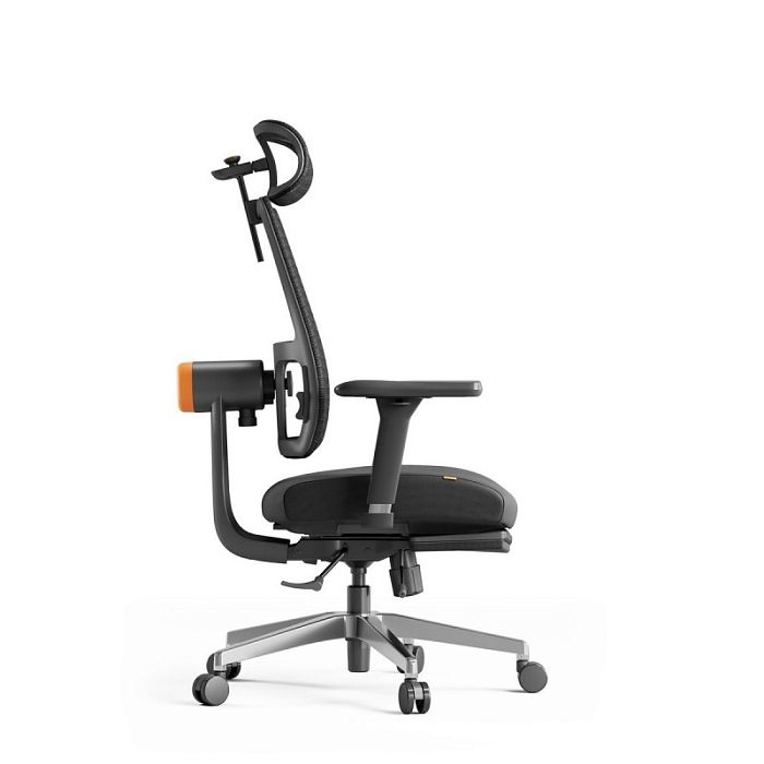 Компьютерное кресло FoxGear NETZ модель M, черный (FG-NETZ-M-BK) - фото 6
