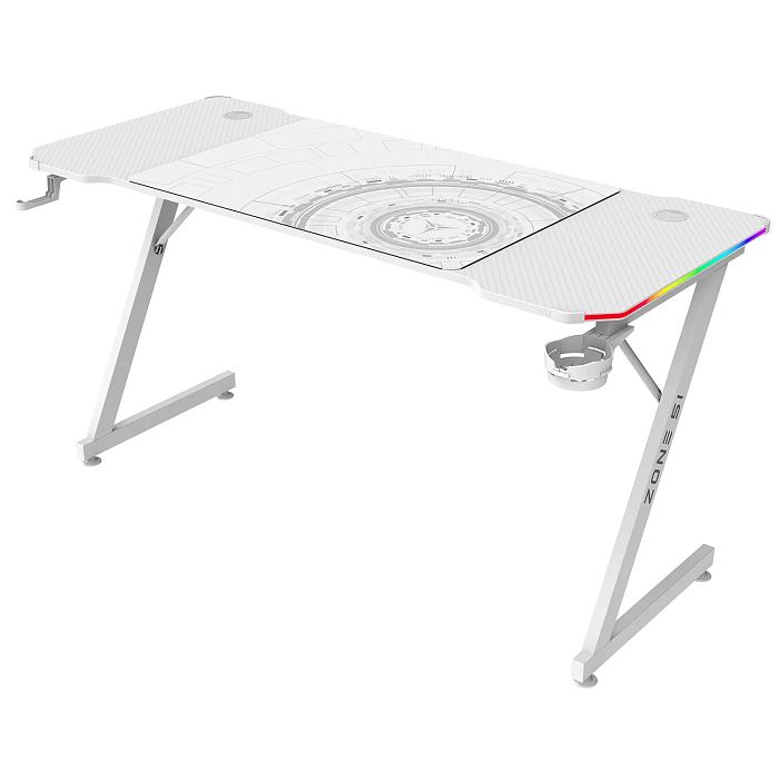 Компьютерный стол Zone 51 TRINE 140 RGB White (Z51-T4R-WH) - фото 2