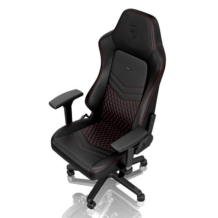 Игровое кресло Noblechairs HERO Real Leather Black/Red (NBL-HRO-RL-BRD) - фото 2