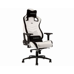 Игровое кресло Noblechairs EPIC White/Black (NBL-PU-WHT-001)