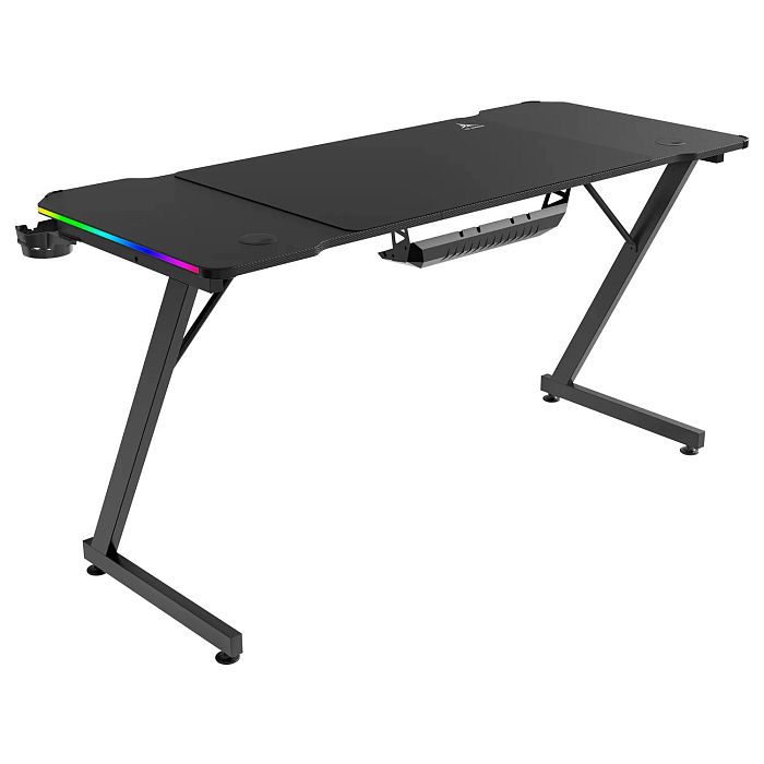 Компьютерный стол Zone 51 TRINE 140 RGB Black (Z51-T4R-BK) - фото 4