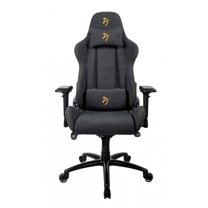 Компьютерное кресло (для геймеров) Arozzi Verona Signature Soft Fabric - Gold Logo - фото 1
