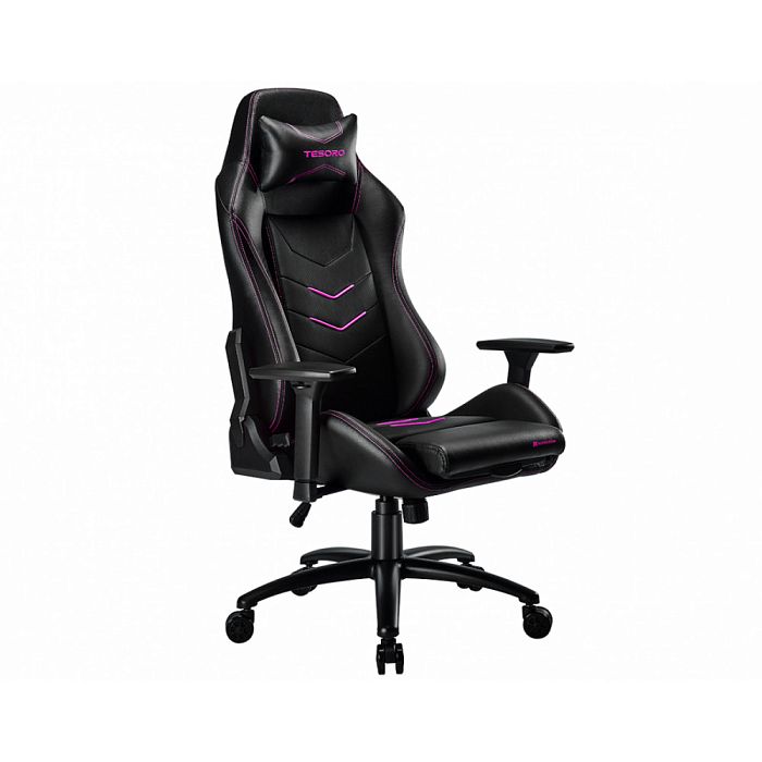 Игровое кресло Tesoro Alphaeon S3 Black Pink - фото 1