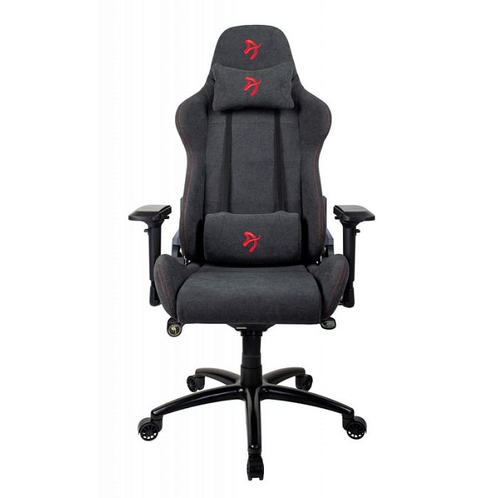 Компьютерное кресло (для геймеров) Arozzi Verona Signature Soft Fabric - Red Logo - фото 1