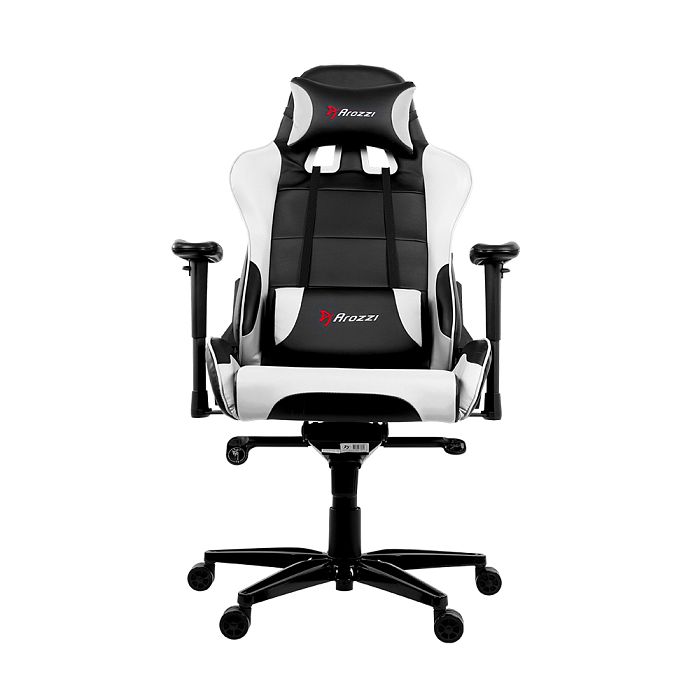 Компьютерное игровое кресло Arozzi Verona XL+ White - фото 2
