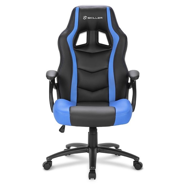 Игровое кресло Sharkoon Skiller SGS1 Black Blue (SGS1-BK/BU) - фото 1