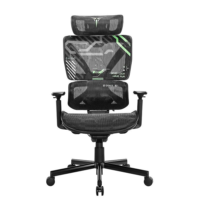 Компьютерное кресло ZONE 51 FREELANCER K5 Black-Green (Z51-FK5-GN) - фото 2