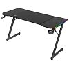Компьютерный стол Zone 51 TRINE 140 RGB Black (Z51-T4R-BK) - фото 2